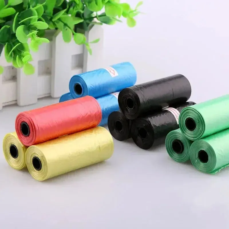 5 Rolls Dog & Cat Poop Bags Set