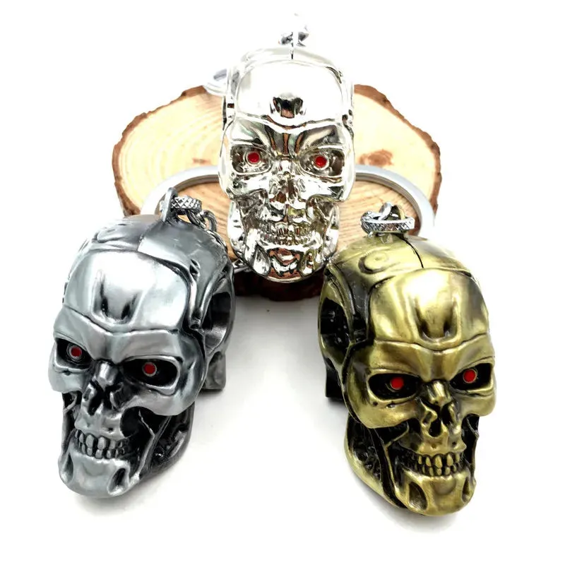 ALR™ Terminator 3D Skull Head Keychain