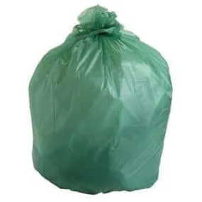 Biodegradable Garbage Bag, Size 85 x 110 cm, Color Green, 25 Microns