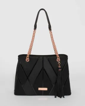 Black Desiree Tote Bag