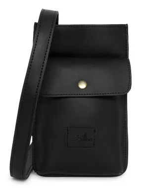 Black Unisex Crossbody Bag