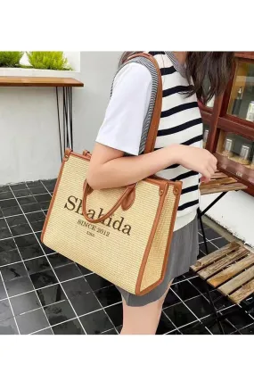 Brown Classic Tote Bag