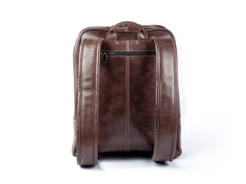 Brown Leather Backpack Leather Black Rucksack Laptop