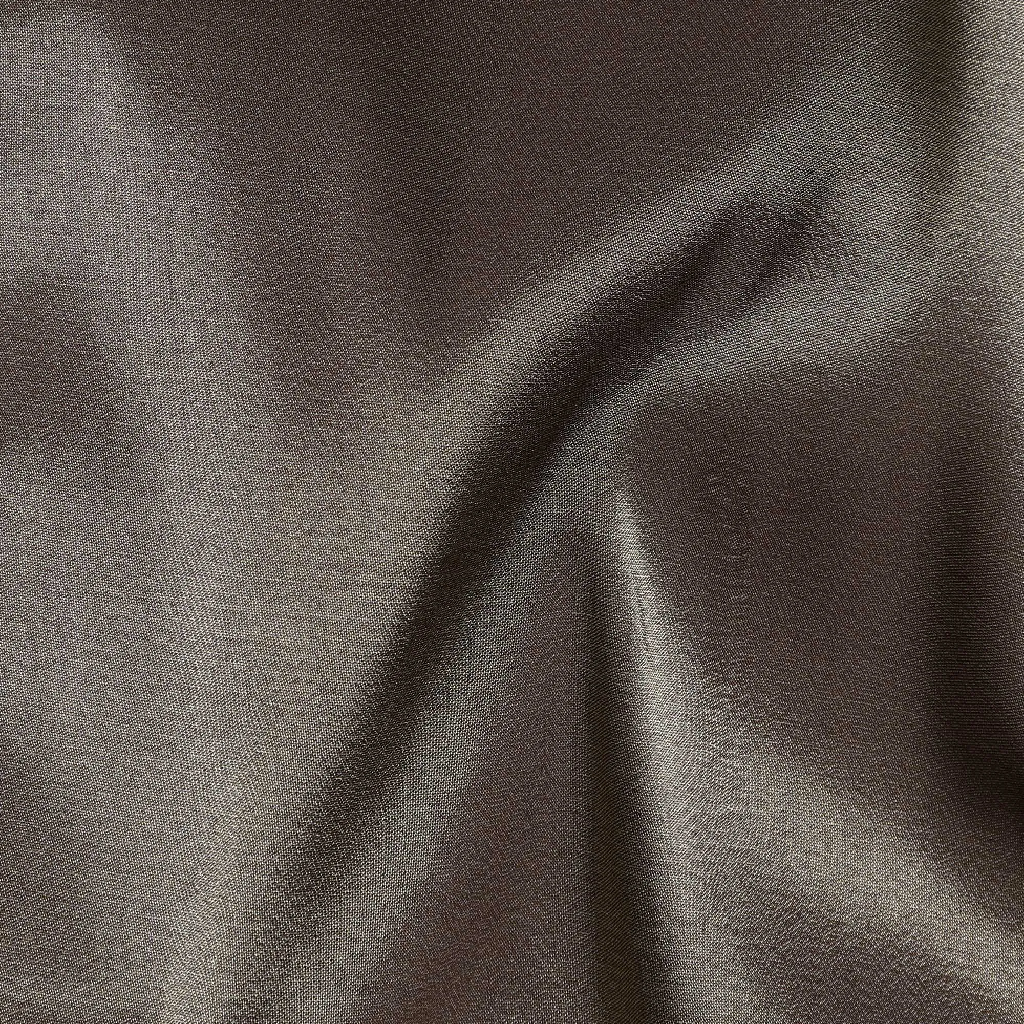 Brown Silk Lamé Fabric, 110 cm Wide, Made in South Korea-D21028