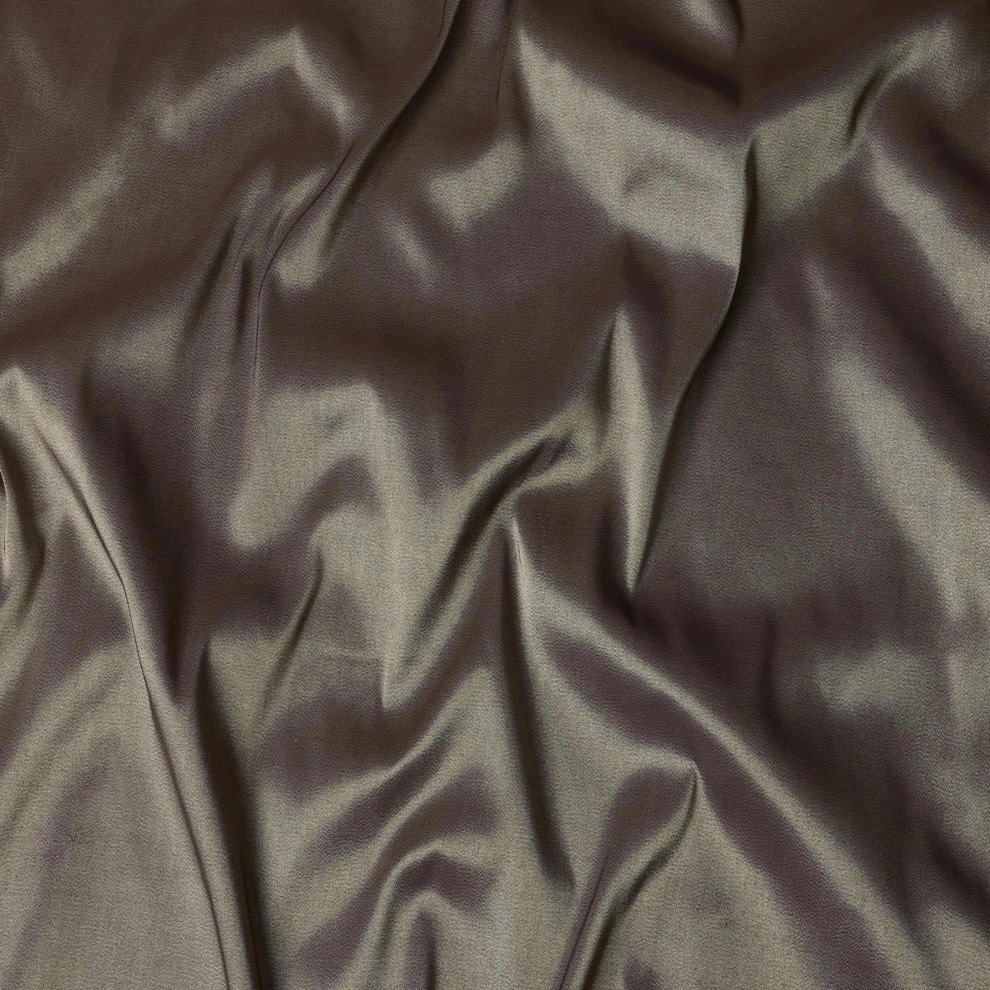 Brown Silk Lamé Fabric, 110 cm Wide, Made in South Korea-D21028