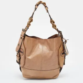 Chloe  Leather Large Chain Detail Hobo