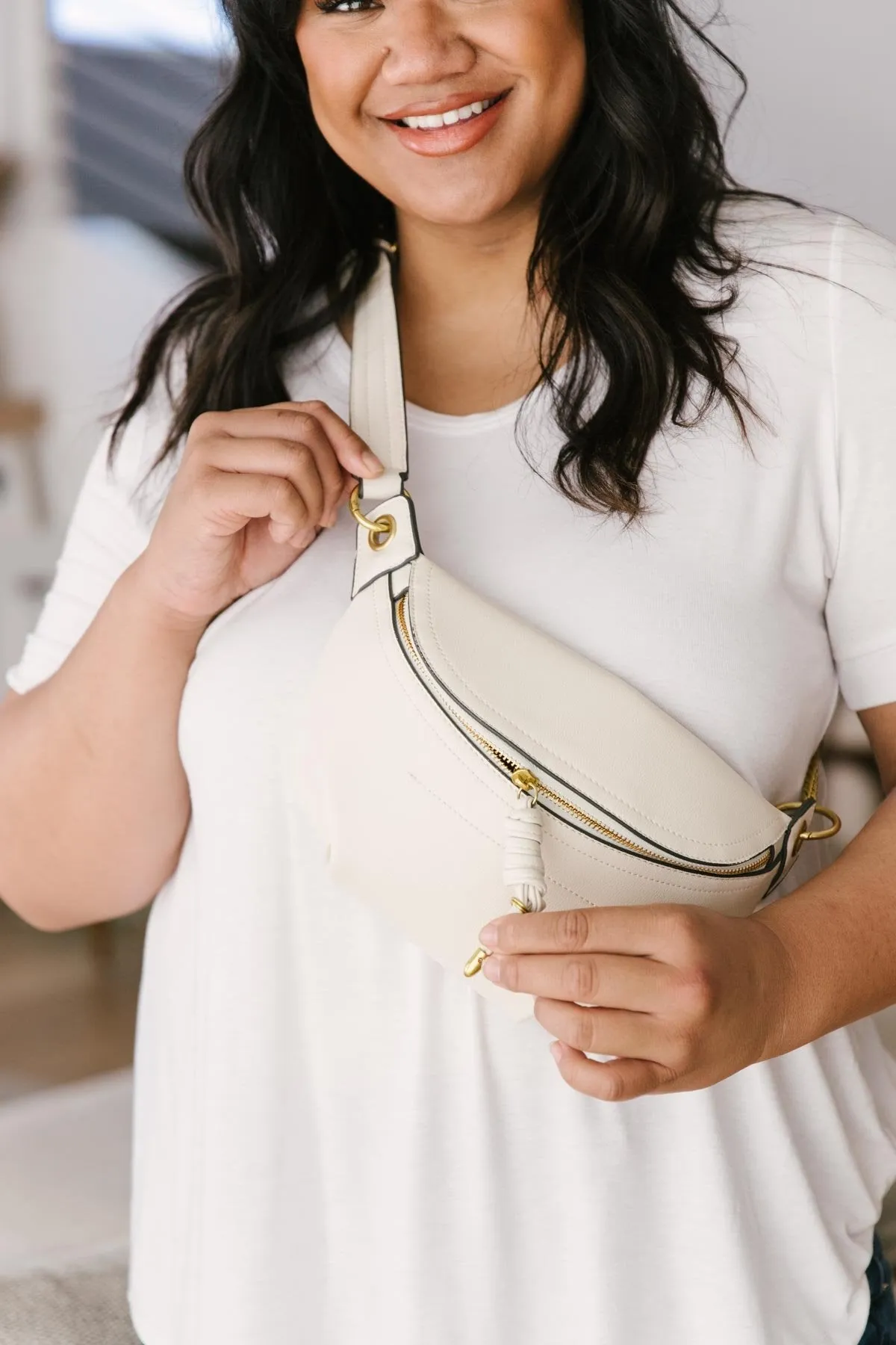 Crossbody Summer Bag in Cream