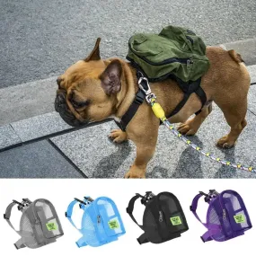 Dog Carrier Bag | Puppy Backpack with Poop Bags Dispenser | Small Pets Comfort Sling Handbag Tote | Pet Accessories Pouch