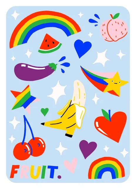 Feeling Fruity Iron On Sheet Set