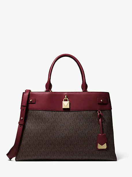 Gramercy Large Logo Satchel