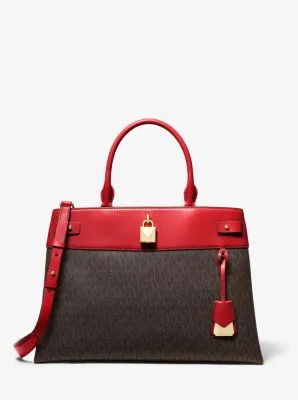 Gramercy Large Logo Satchel