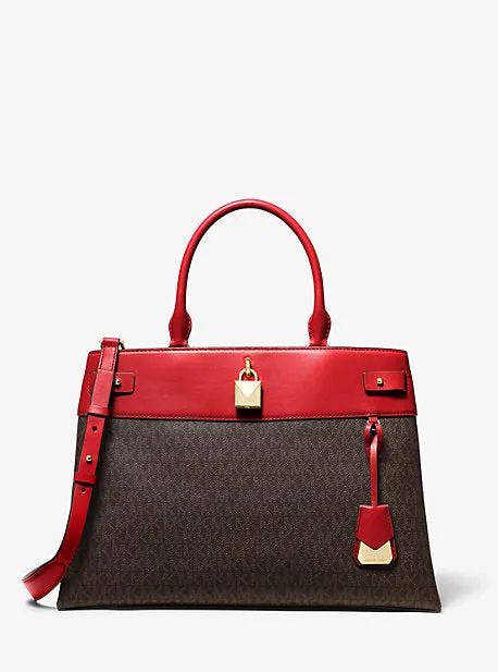 Gramercy Large Logo Satchel