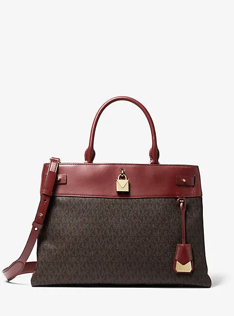 Gramercy Large Logo Satchel