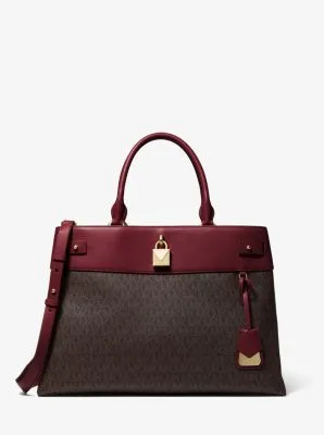 Gramercy Large Logo Satchel