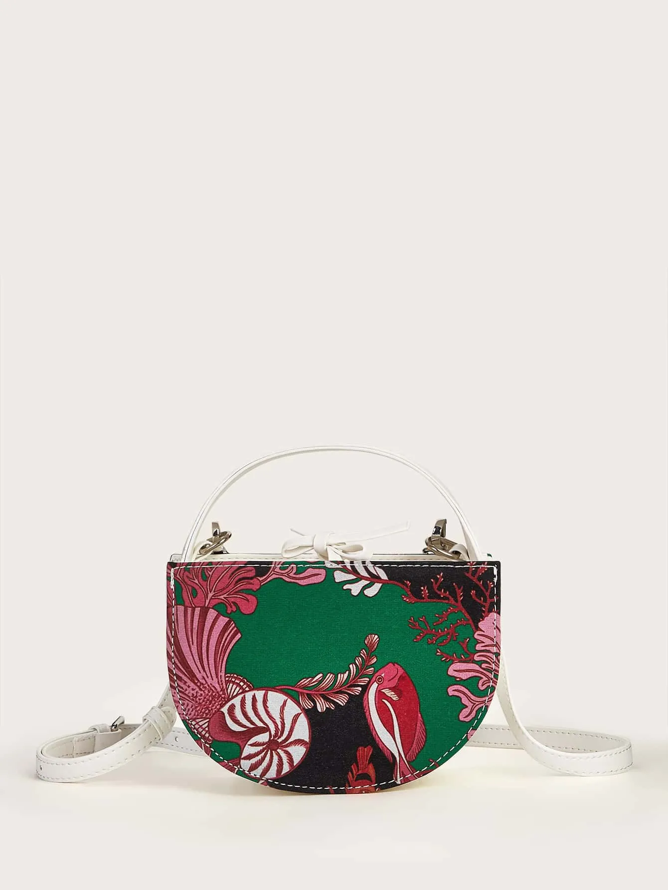 Graphic Satchel Bag