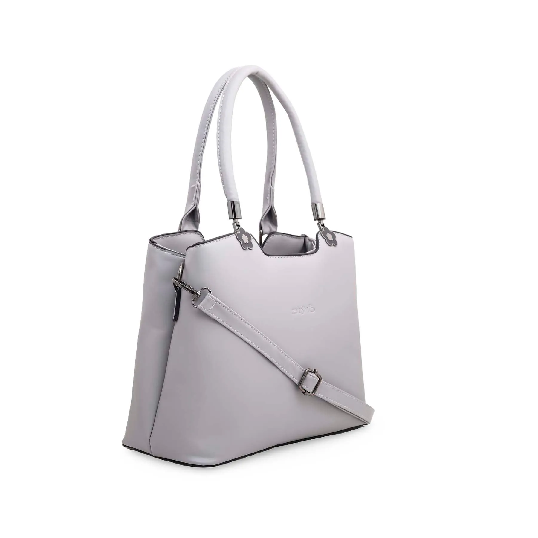 Grey Formal Hand Bag P35874