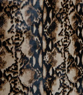 Hair-On Python Print Cowhide