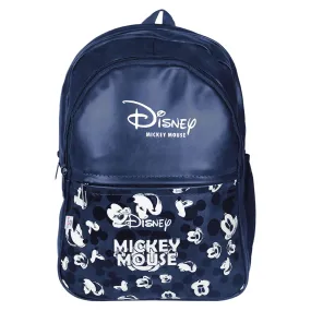 Heart Home Disney Mickey School Bag for Kids|Stylish Backpacks for Kids|Leather Waterproof Shoulder Straps Bag for College|Travel (Blue)