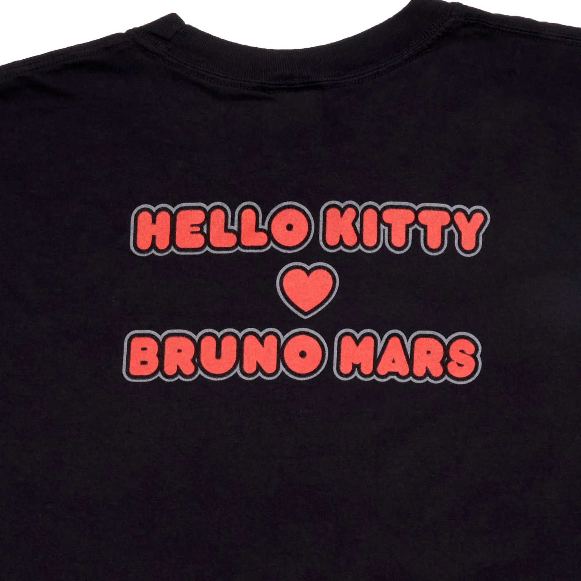 Hello Kitty x Bruno Mars Heart Hands Black Tee