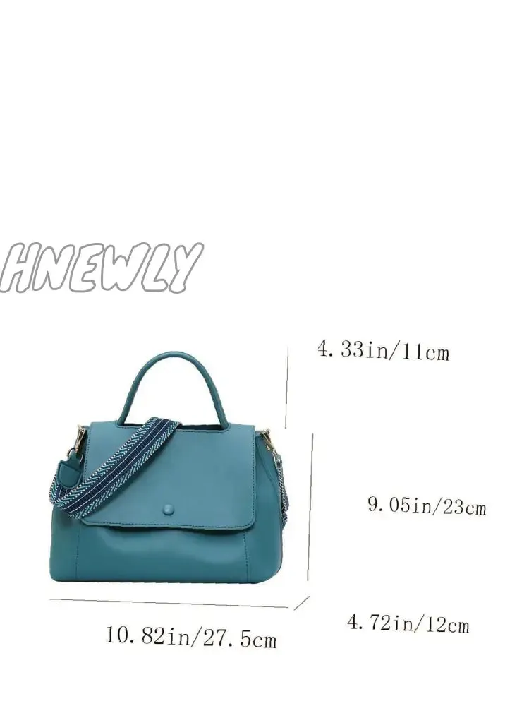 Hnewly - Minimalist Flap Satchel Bag  - Women Satchels