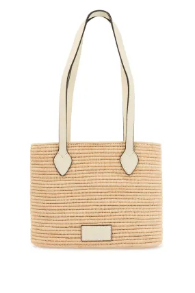 Large Raffia Basket Bag