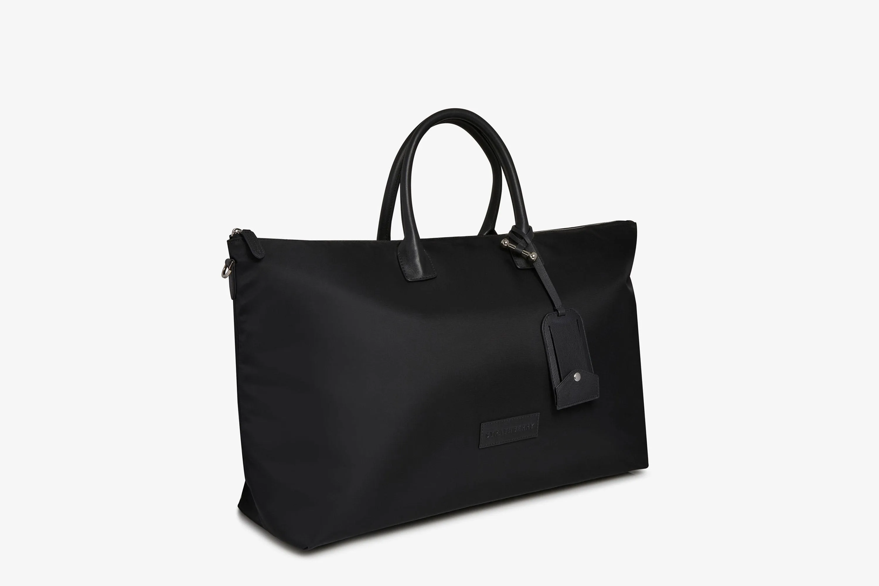 Large Travel Tote - Black Nylon