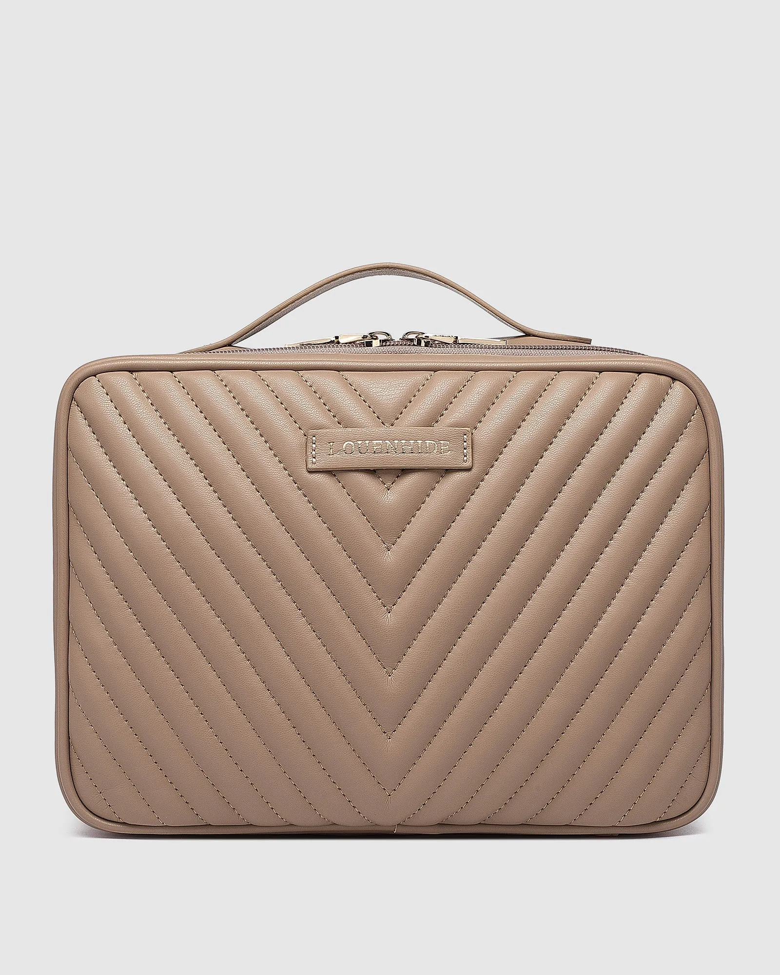 Maggie Quilted Cosmetic Case