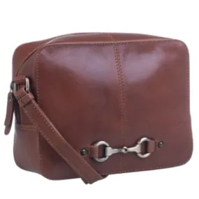 Mala Leather Tan Steed Compact Cross Body Bag