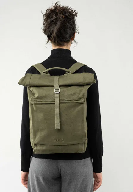 MELAWEAR Amar backpack olive green unisex