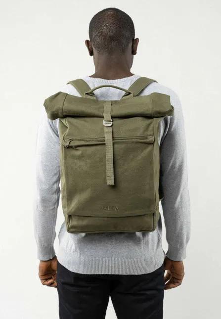 MELAWEAR Amar backpack olive green unisex