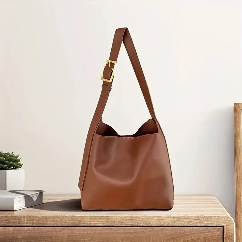 Minimalist Leather Shoulder Bag