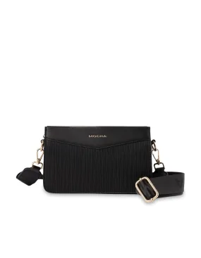 Mocha Penelope Boxy Crossbody - Black