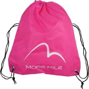 More Mile Logo Drawstring Gym Sack - Pink