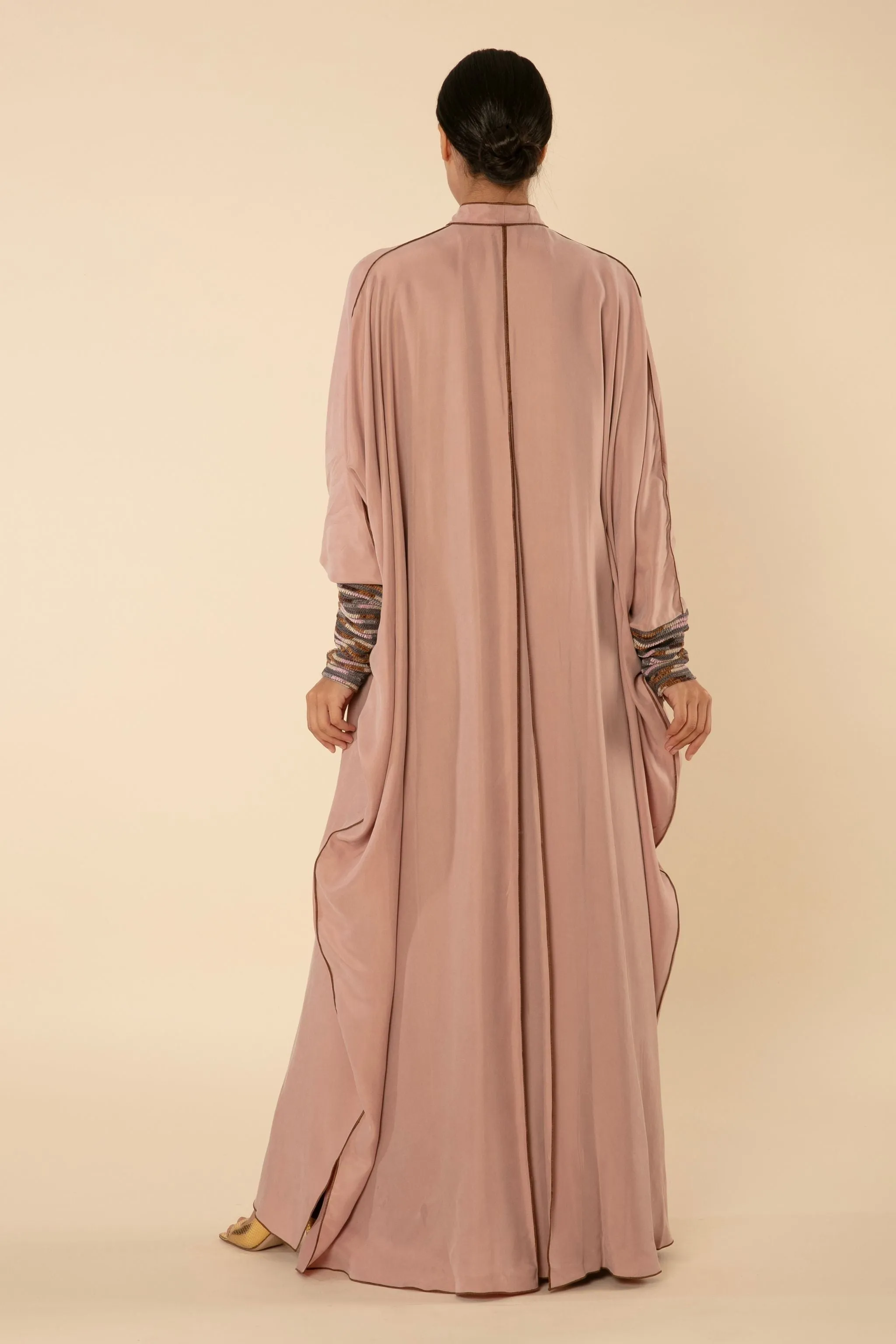 PETITE ORCHID CUPRO ABAYA