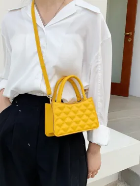 Quilted Satchel Bag