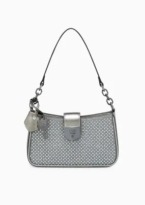 Ray Sparkle Shoulder Bag Silver