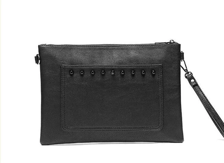 Rivets Handbag Skull Clutch Envelope Alternative Purse Bag for Girls Shoulder Bag Women-Bag