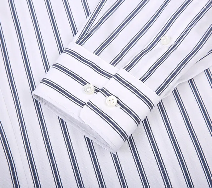 Saville Stripe Cotton Shirt