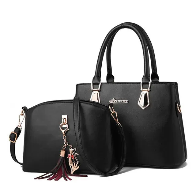 Sophisticated Saddle Handbag Duo