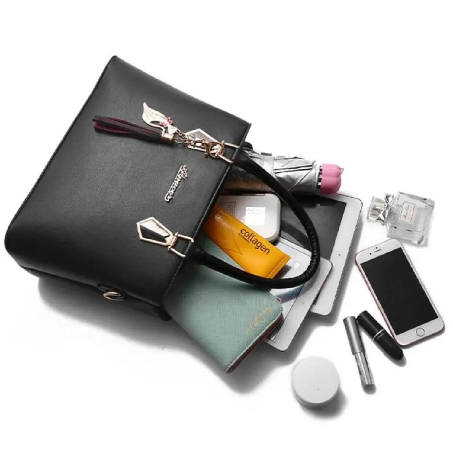 Sophisticated Saddle Handbag Duo