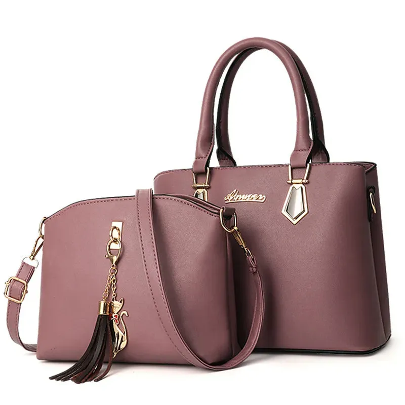 Sophisticated Saddle Handbag Duo