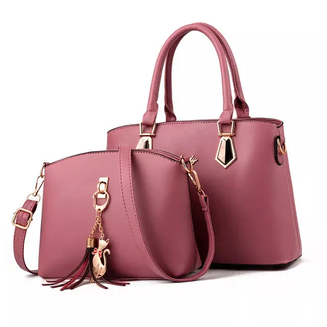 Sophisticated Saddle Handbag Duo