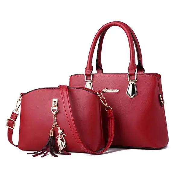 Sophisticated Saddle Handbag Duo