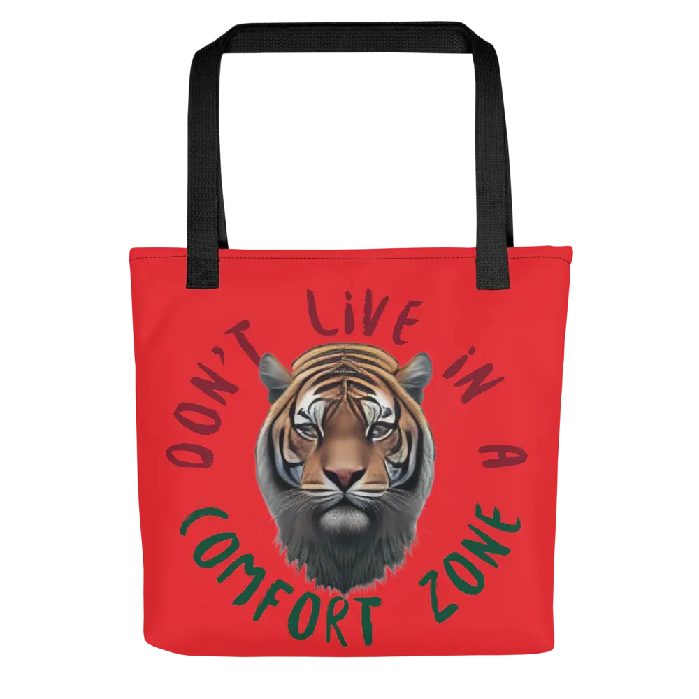 Spacious, Sturdy Tote Bag with print design - 15" x 15", Polyester fabric