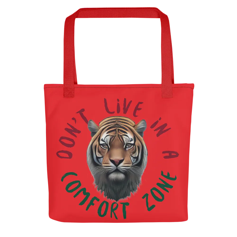 Spacious, Sturdy Tote Bag with print design - 15" x 15", Polyester fabric