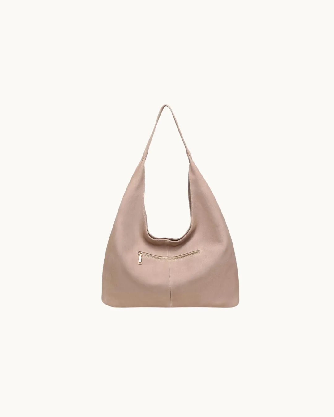 The Amber: Genuine Suede Leather Hobo