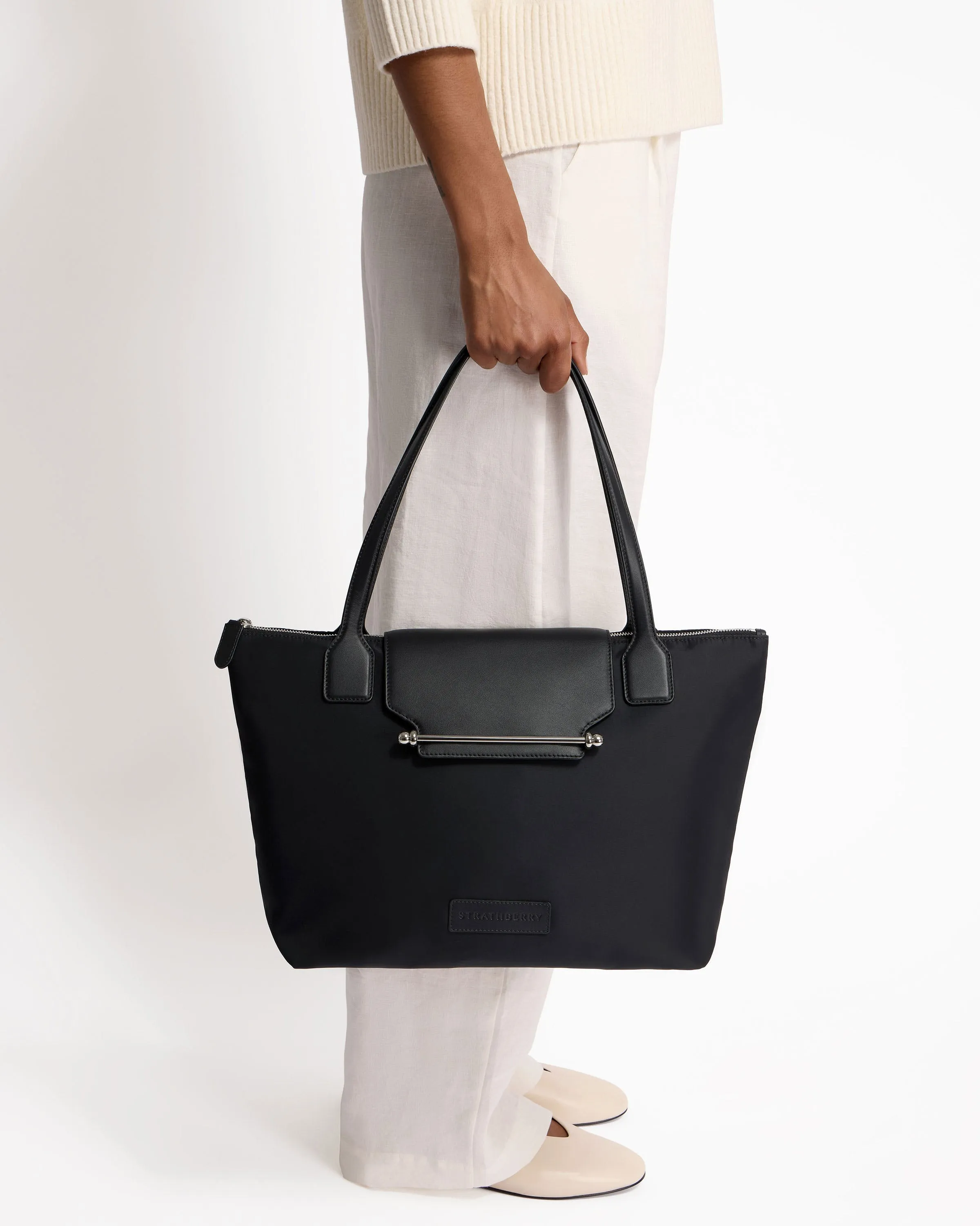 Travel Tote - Black Nylon