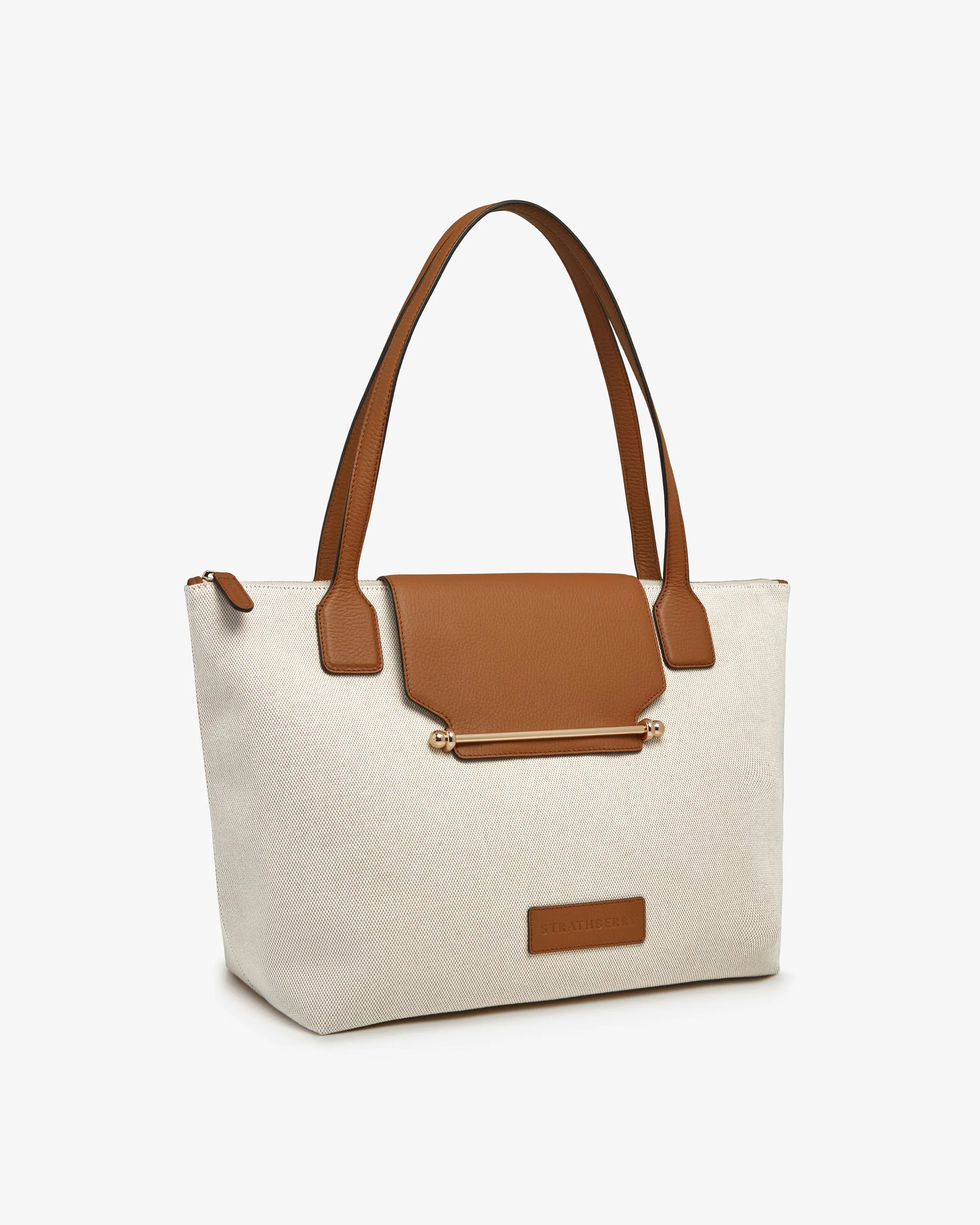 Travel Tote - Canvas Ecru/Tan