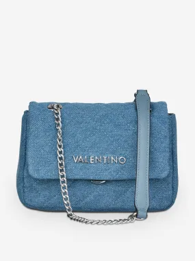 Valentino Girls Ocarina Denim Crossbody Bag in Blue (13.5cm)