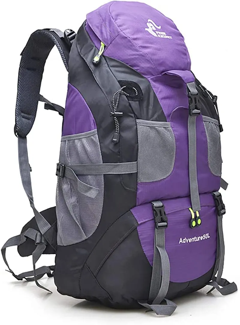 VentureFlow Backpack 50L - Lightweight Water Resistant